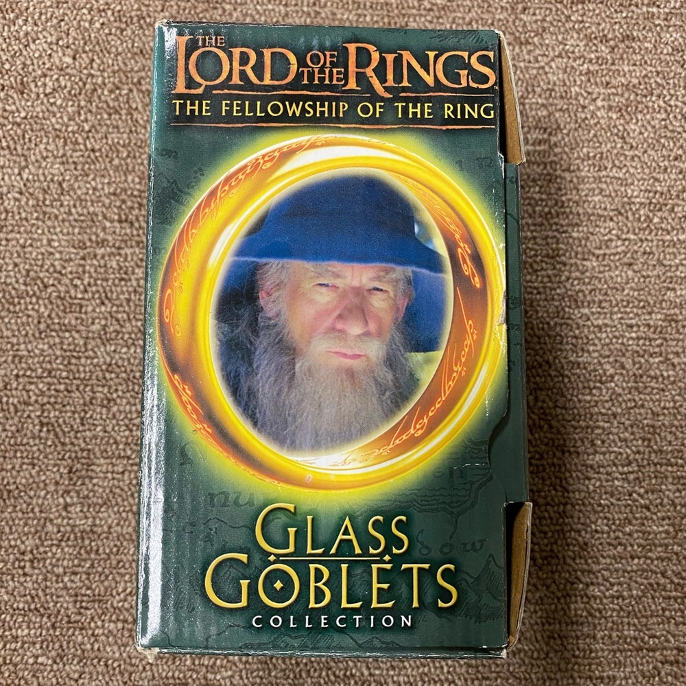 Lord of the Rings Glass Goblet